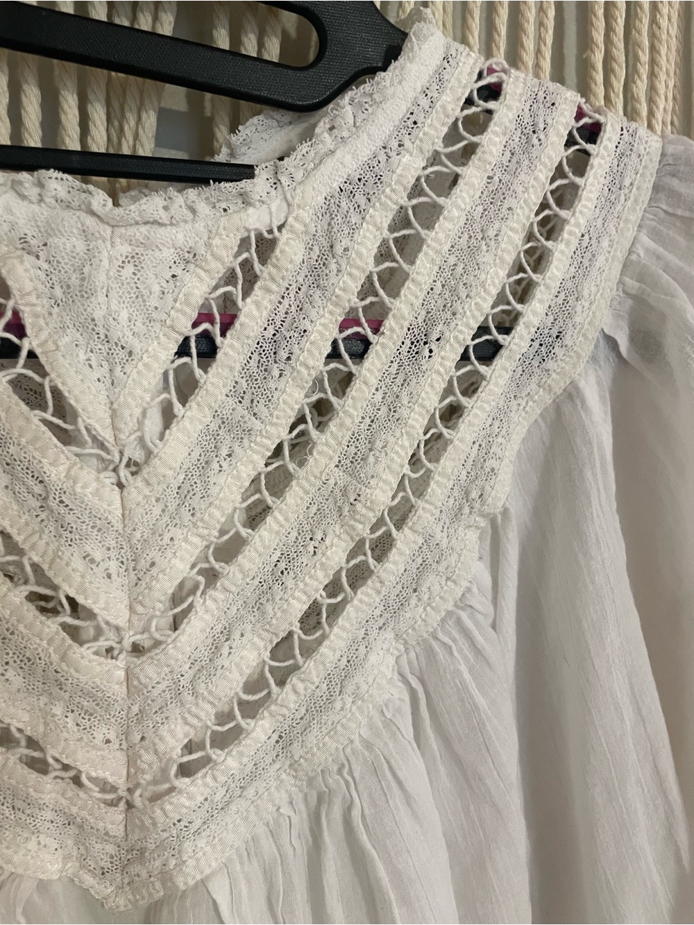 Free People WhiteLush Life Boho Top - Picture 2 of 6